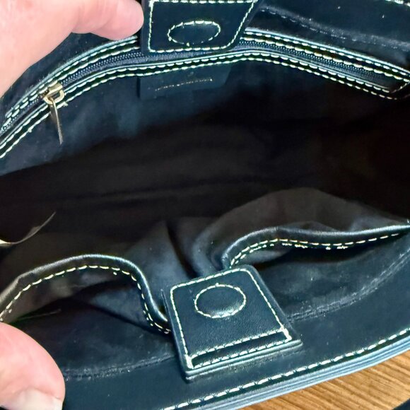 Sam Edelman Eva Woven Satchel - Black Leather NWT - Picture 6 of 16